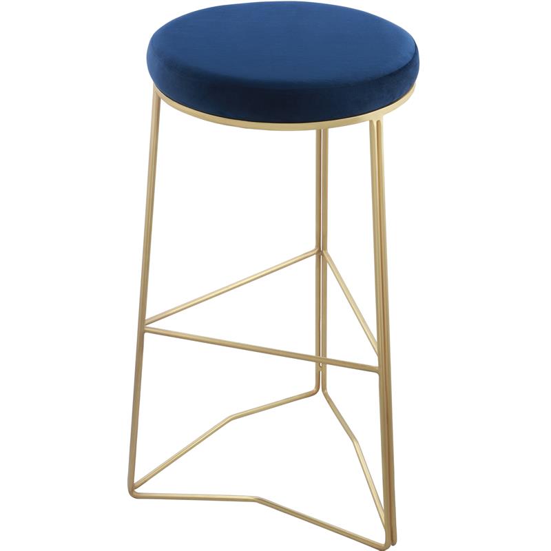 zeta velvet bar stool