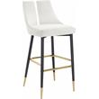 Meridian Furniture Sleek Cream Velvet Stool (Set of 2)