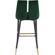 Meridian Furniture Sleek Green Velvet Stool (Set of 2)