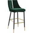 Meridian Furniture Sleek Green Velvet Stool (Set of 2)