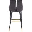 Meridian Furniture Sleek Gray Velvet Stool (Set of 2)
