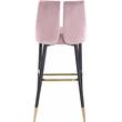 Meridian Furniture Sleek Pink Velvet Stool (Set of 2)