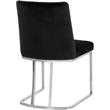 Meridian Furniture Heidi Black Velvet Dining Chair (Set of 2)