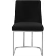 Meridian Furniture Heidi Black Velvet Dining Chair (Set of 2)