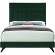 Meridian Furniture Elly Green Velvet Full Bed