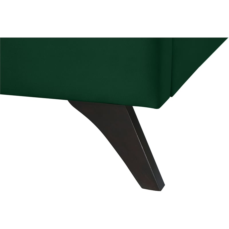 Meridian Furniture Elly Green Velvet Full Bed