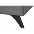 Meridian Furniture Elly Gray Velvet Queen Bed