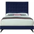 Meridian Furniture Elly Navy Velvet Full Bed
