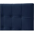 Meridian Furniture Elly Navy Velvet Full Bed