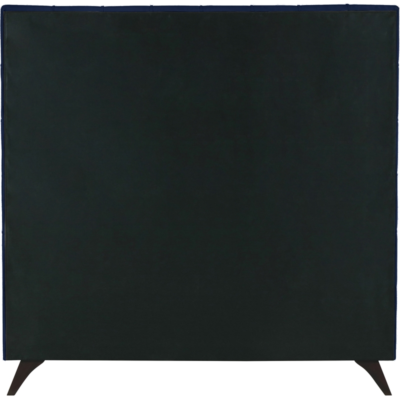 Meridian Furniture Elly Navy Velvet King Bed