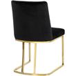 Meridian Furniture Heidi Black Velvet Dining Chair (Set of 2)