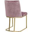 Meridian Furniture Heidi Pink Velvet Dining Chair (Set of 2)