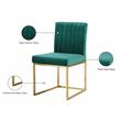 Meridian Furniture Giselle Green Velvet Dining Chair (Set of 2)