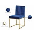 Meridian Furniture Giselle Navy Velvet Dining Chair (Set of 2)