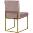 Meridian Furniture Giselle Pink Velvet Dining Chair (Set of 2)