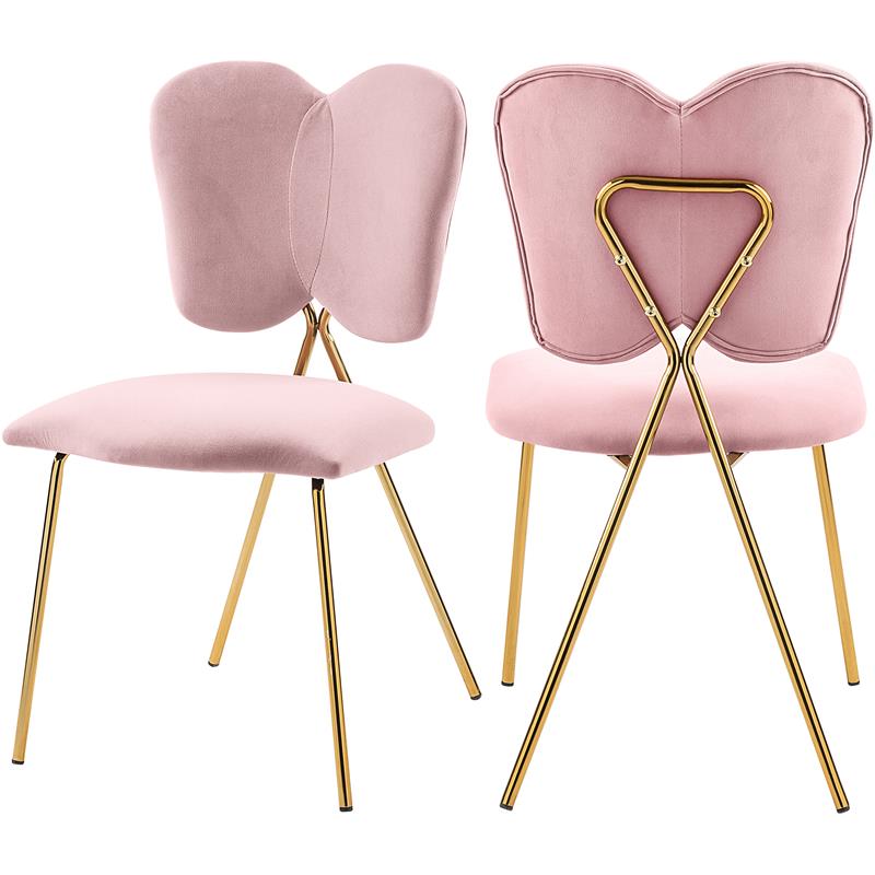 Meridian Furniture Angel Velvet Dining Chair Meridian Furniture Angel Velvet Dining Chair