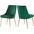 Meridian Furniture Karina Green Velvet Dining Chair (Set of 2)