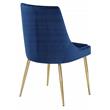 Meridian Furniture Karina Navy Velvet Dining Chair (Set of 2)