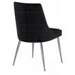 Meridian Furniture Karina Black Velvet Dining Chair (Set of 2)