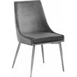 Meridian Furniture Karina Gray Velvet Dining Chair (Set of 2)