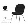 Meridian Furniture Paris Black Velvet Dining Chair (Set of 2)