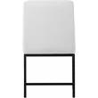 Meridian Furniture Bryce Quilted White Vegan Leather Dining Chair (Set of 2)