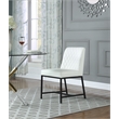 Meridian Furniture Bryce Quilted White Vegan Leather Dining Chair (Set of 2)