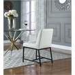 Meridian Furniture Bryce Quilted White Vegan Leather Dining Chair (Set of 2)