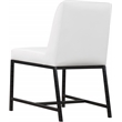 Meridian Furniture Bryce Quilted White Vegan Leather Dining Chair (Set of 2)
