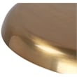 Meridian Furniture Lang Gold Iron Adjustable Counter and Bar Stool