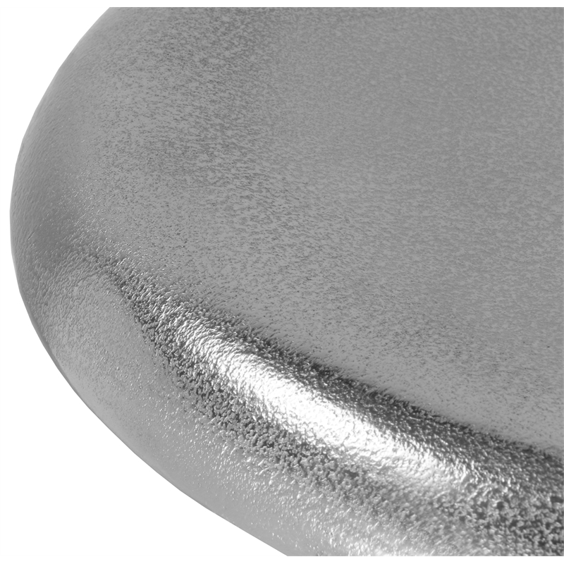 Meridian Furniture Clara Silver Aluminum Counter and Bar Stool