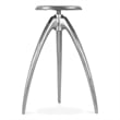 Meridian Furniture Clara Silver Aluminum Counter and Bar Stool