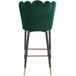 Meridian Furniture Lily Green Velvet Stool (Set of 2)