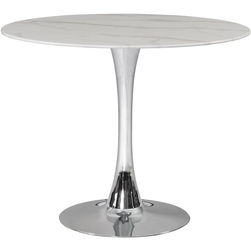 chrome tulip table base