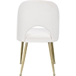 Meridian Furniture Logan Cream Velvet Dining Chair (Set of 2)