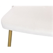 Meridian Furniture Logan Cream Velvet Dining Chair (Set of 2)