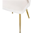 Meridian Furniture Logan Cream Velvet Dining Chair (Set of 2)