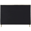 Meridian Furniture Zara Contemporary Cream Velvet King Bed
