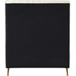 Meridian Furniture Zara Contemporary Cream Velvet Twin Bed