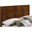 Meridian Furniture Reed Brown Antique Coffee Wooden King Bed