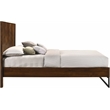 Meridian Furniture Reed Brown Antique Coffee Wooden King Bed