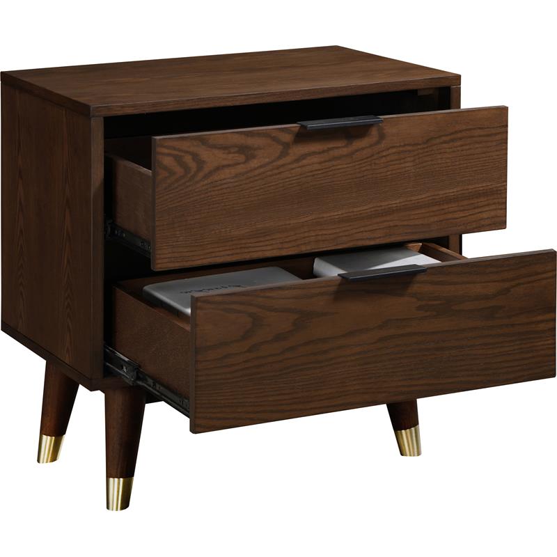 Meridian Furniture Vance Mid-Century Modern Night Stand Meridian Furniture Vance Mid-Century Modern Night Stand