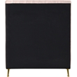Meridian Furniture Zara Contemporary Pink Velvet Twin Bed