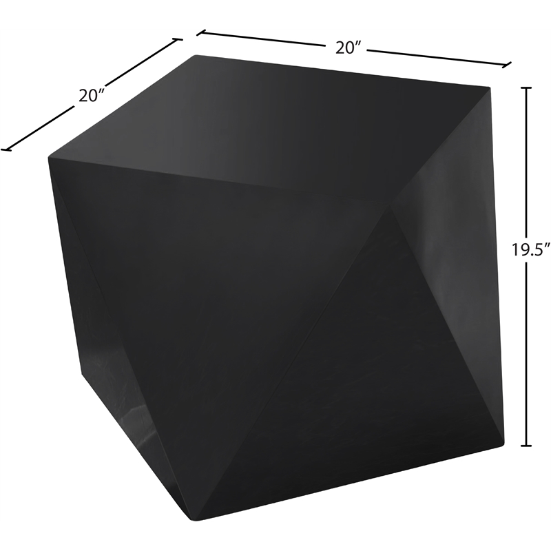 Meridian Furniture Gemma Diamond Shaped Steel End Table