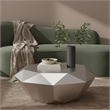 Meridian Furniture Gemma Diamond Shaped Steel Coffee Table