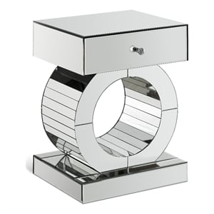 Meridian Furniture Jocelyn Mirrored End Table