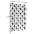 Meridian Furniture Ziggy Geometric Designed Mirror