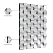 Meridian Furniture Ziggy Geometric Designed Mirror