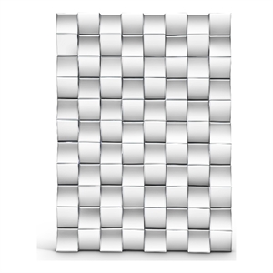 Meridian Furniture Ziggy Geometric Designed Mirror