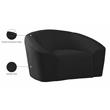 Meridian Furniture Riley Black Velvet Chair